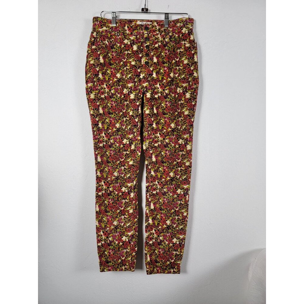 We The Free Womens Floral Pants Size 29 Vibrant Colors